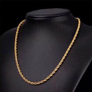 New 18k gold plated necklace